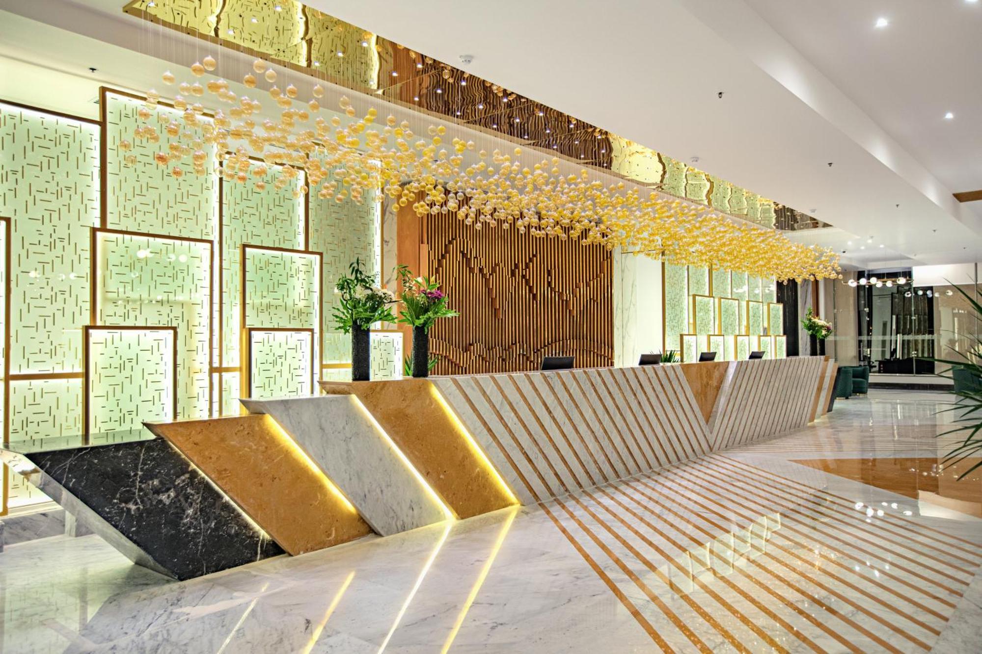 The V Luxury Resort Sahl Hasheesh Hurghada Luaran gambar The lobby of the hotel